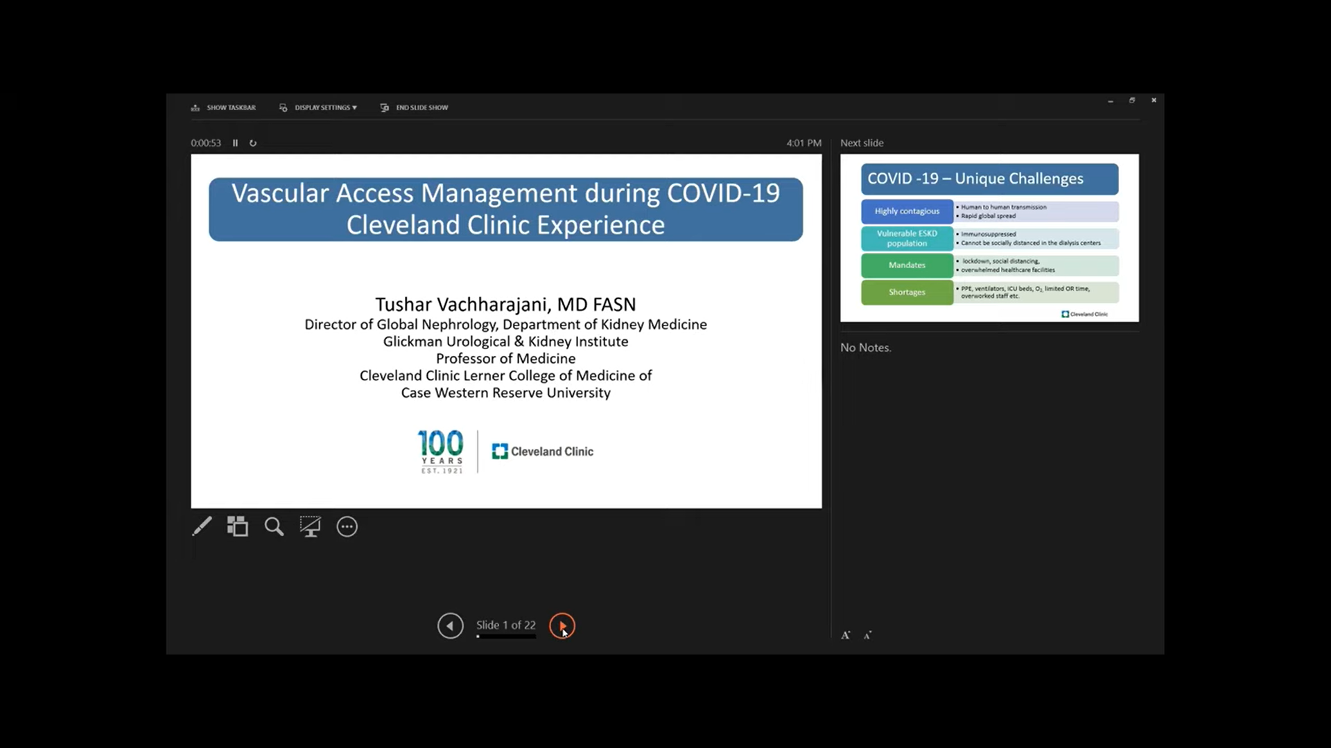 Read more about the article Dr. Vachharajani – Manejo del acceso vascular durante una pandemia. Experiencia por el COVID 19